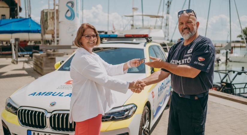 Győrből érkezett az új erősítés a balatoni vízimentéshez