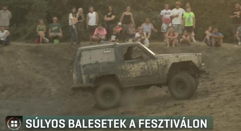 Több jármű is balesetezett és többen megsérültek a Nógrád megyei offroad-találkozón