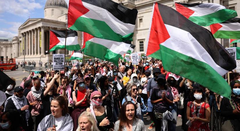 Szabadság nyugati módra: palesztin terrorszervezet mellett tüntettek szerte Nagy-Britanniában
