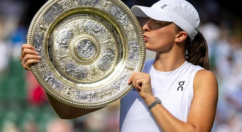 Tenisz: Swiatek egy játékot sem vesztett a döntőben, ő Wimbledon új bajnoka