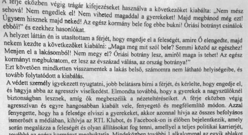 Emlékszünk még a rendőrségi jelentésre Magyar Péter agressziójáról?