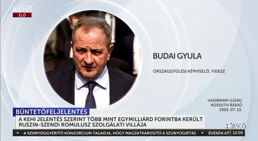 Több mint egymilliárd forint közpénzből építették és rendezték be Ruszin-Szendi Romulusz szolgálati villáját  videó