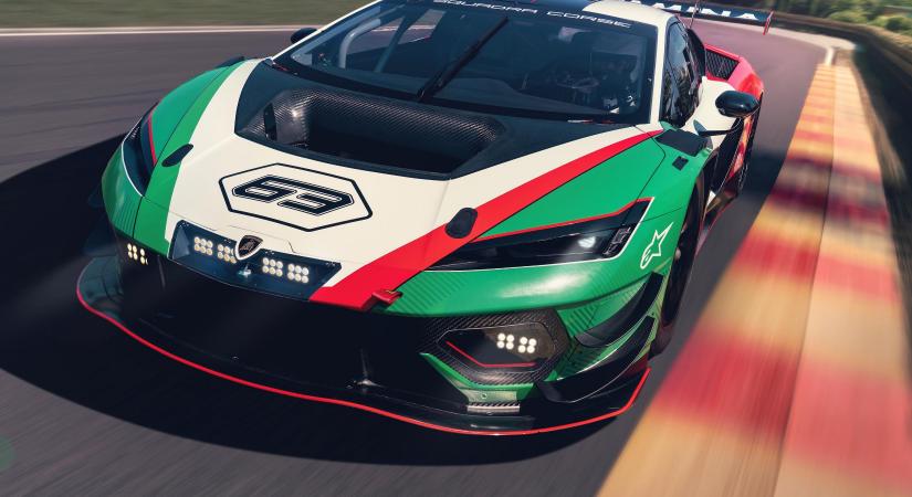 Versenyautó készül a hibrid Lamborghiniből