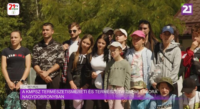 Aktuális (2025.07.13) A KMPSZ Természetismereti és Természetvédelmi Tábora Nagydobronyban (videó)