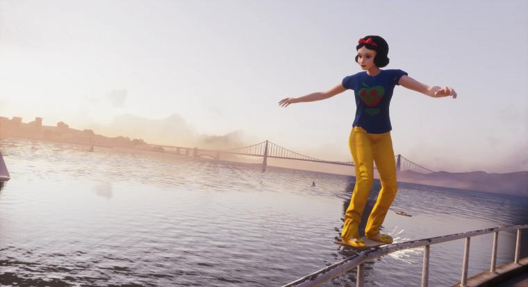 A Tony Hawk's Pro Skater 3  4 az a játék, amiben Hófehérke együtt deszkázhat CJ-vel