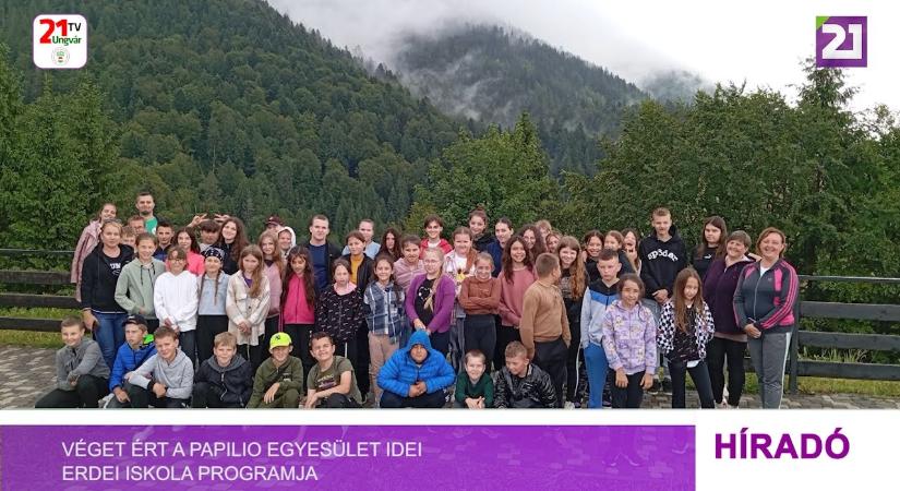 Végéhez ért a Papilio egyesület idei erdei iskola programja (videó)