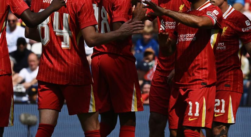 Szoboszlai gólpasszt adott, Kerkez bemutatkozott: győzelemmel kezdte a felkészülést a Liverpool
