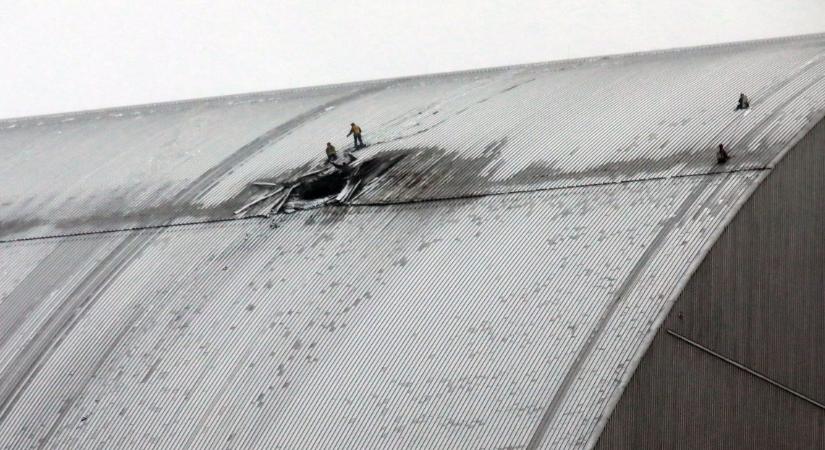 Kilyukadt a csernobili szarkofág, sugárveszélytől tartanak