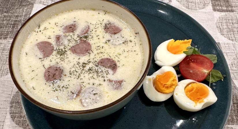 Savanyú, fokhagymás mustárleves – egyszerű, olcsó étel ebédre