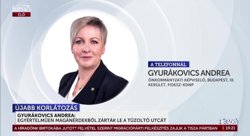 A budapesti Tűzoltó utca egyik szakaszának lezárása nemcsak az autósokat zavarja, hanem a mentők és a taxisok munkáját is nehezíti  videó