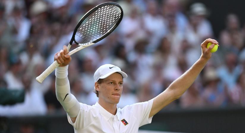 Sinner szethátrányból fordítva megnyerte a wimbledoni tenisztornát