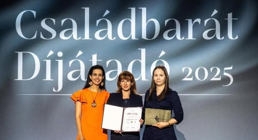 Családbarát munkahely címet kapott egy Balaton-parti hivatal