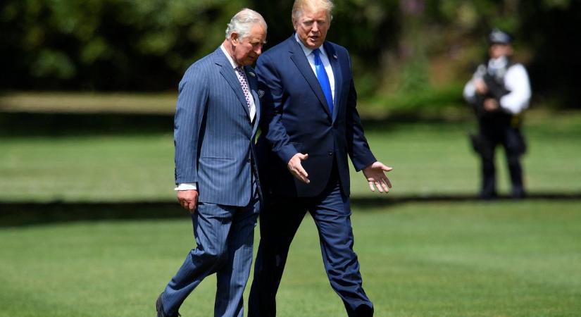 Trump elfogadta III. Károly meghívását, a windsori kastély vendége lesz