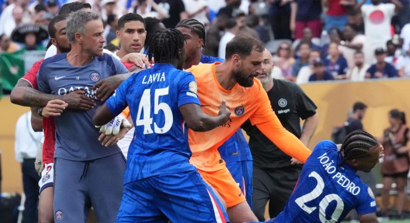 Luis Enrique és kapusa is rátámadt a Chelsea-játékosokra a klubvilágbajnokság döntője után