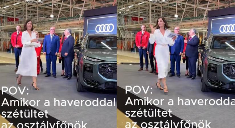 Ördög Nóra tűnt fel Orbán Viktor TikTokján egy meghökkentő videóban