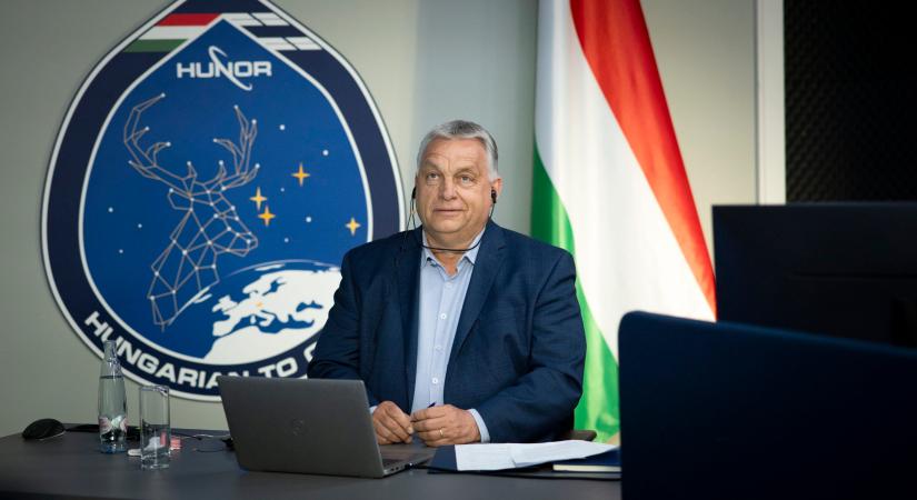 Orbán Viktor üzenetet küldött az űrbe