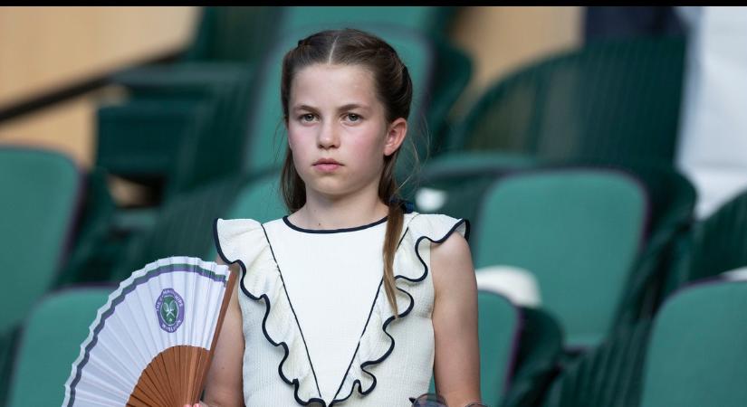 Sarolta hercegnő Wimbledonban: Katalin és Vilmos lánya még csak 10 éves, de már kész hölgy - galéria