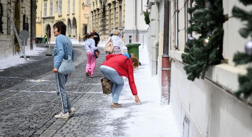 Havas utca fogadta a járókelőket hétvégén ebben a dunántúli városban