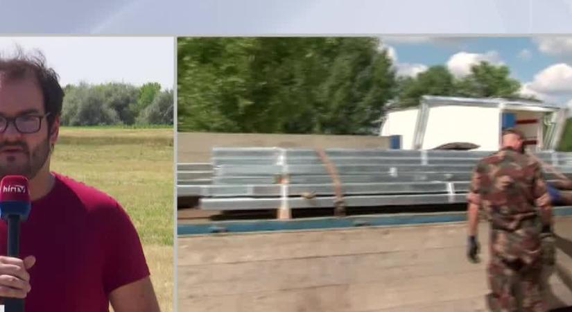 Tíz éve működik az ország déli határszakaszán lévő határzár  videó