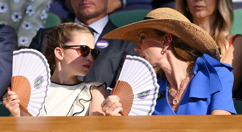 Elvitte a show-t Wimbledonban a 10 éves Sarolta hercegnő – galéria