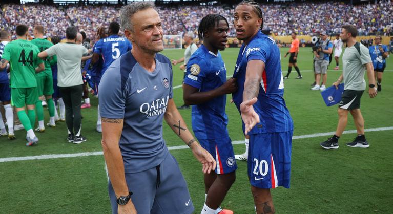 Eltiltásra számíthat a PSG vezetőedzője, aki a klub-vb döntője után pofozkodott a pályán