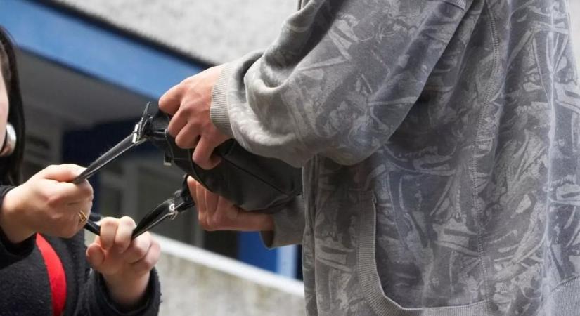 Rángatta, majd a földre lökte az idős egerszegi nőt, hogy táskáját elvegye