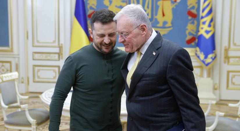 Az ukrán elnök a békéhez vezető útról tárgyalt az amerikai elnök különmegbízottjával