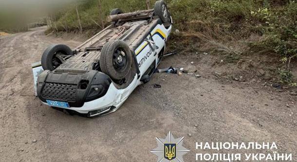 Orosz dróntámadás ért egy rendőrségi járművet Harkiv megyében