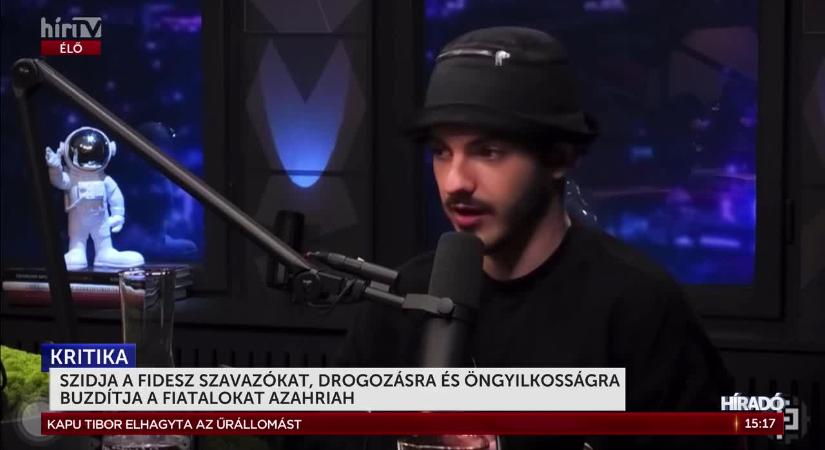 A megválasztott miniszterelnököt mocskolja, és drogozásra, valamint öngyilkosságra buzdítja a fiatalokat Azariah  videó