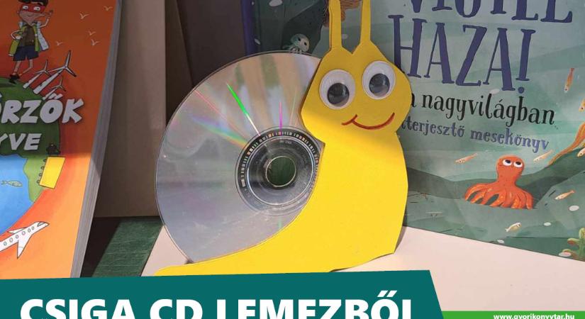 Alkotósziget 2025 – Csiga CD lemezből
