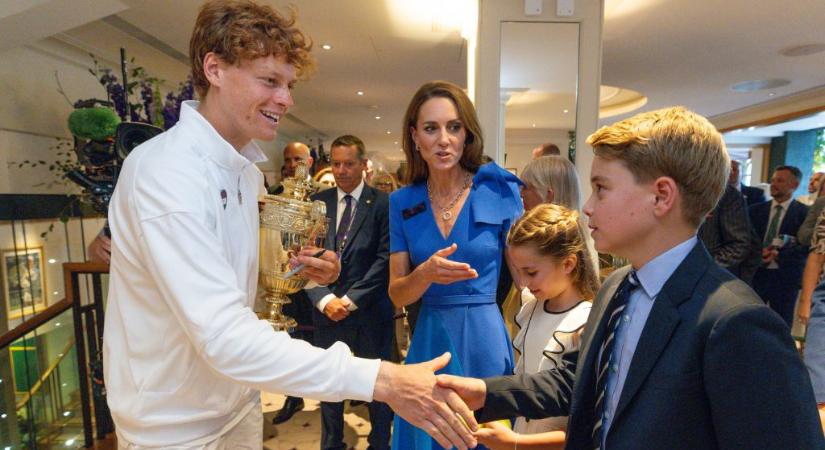 Vilmos herceg gyerekei kapták a legértékesebb ajándékot a wimbledoni teniszdöntőn