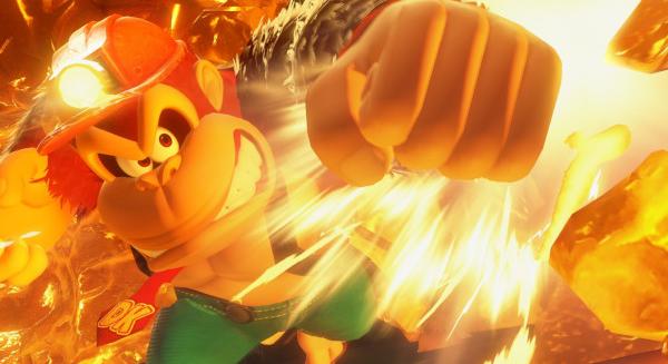 Donkey Kong Bananza - a rombolás során előfordulhatnak teljesítménybeli gondok