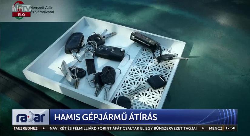 Radar - Hamis gépjármű átírás  videó