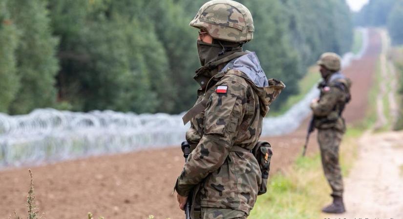 Megsérült egy lengyel katona, akire illegális bevándorló támadt rá a határszakaszon