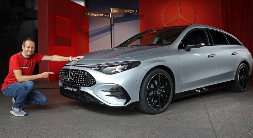 Itt az új Mercedes CLA sportkombi: beültünk a 761 kilométeres hatótávú villanyos puttonyosba