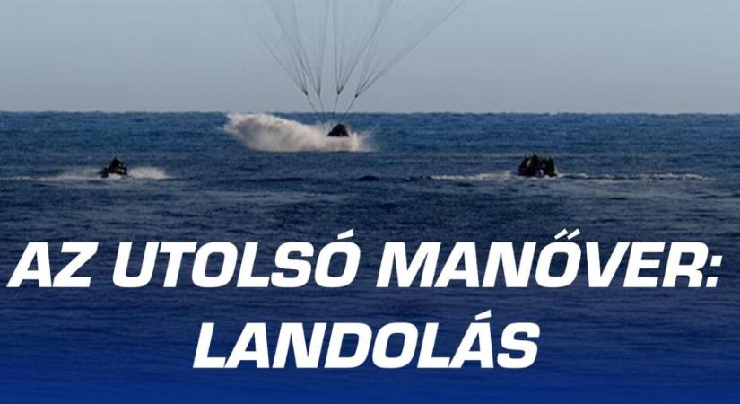 Délelőtt fél 11-kor landol a Földön Kapu Tibor