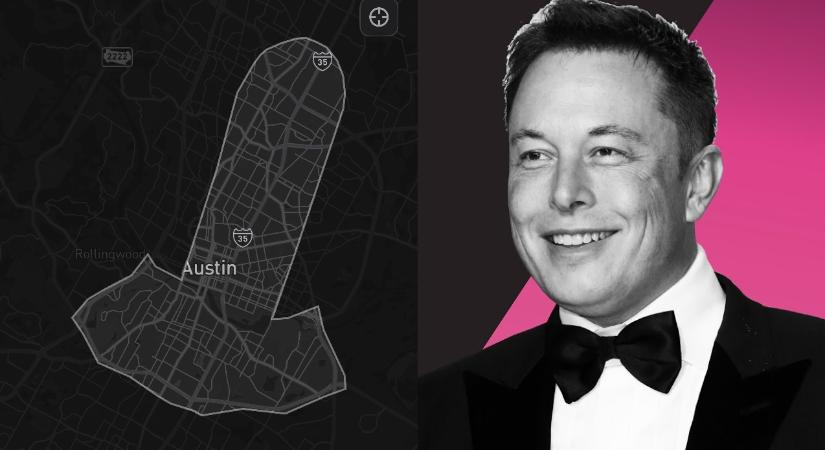 Péniszt rajzolt a Tesla Robotaxi a térképre