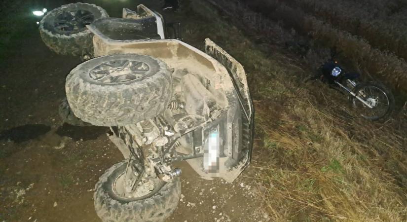 TRAGÉDIA: Motornak hajtott a quadjával, meghalt a fiatal férfi