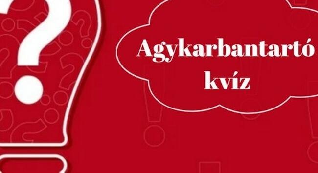 Büszke lehetsz magadra, ha ezt a kvízt is legalább 7 pontosra megoldod - Agykarbantartó kvíz