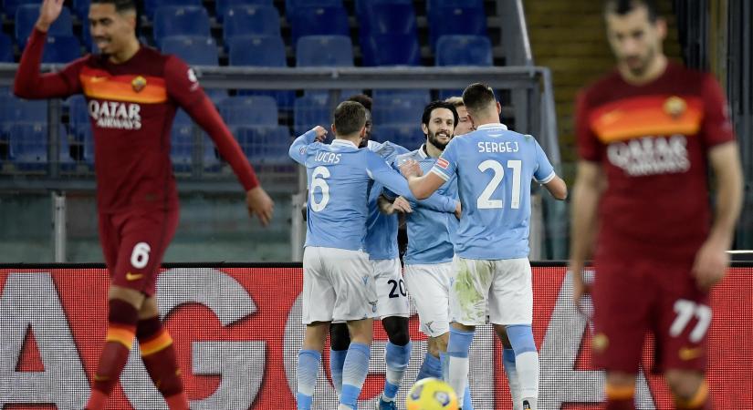 A Lazio simán nyerte a városi rangadót a Roma ellen - videó