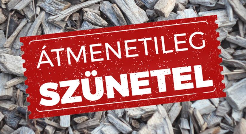 Átmenetileg szünetel a faapríték igénylése
