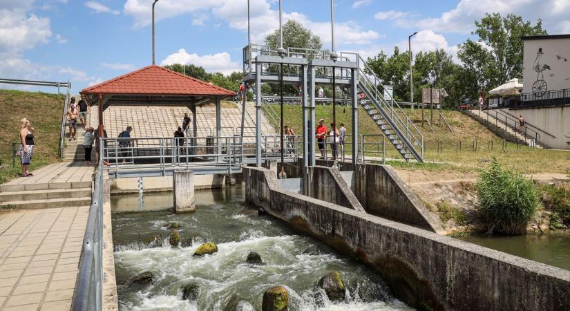 Különleges berendezéssel találkozhatunk a Tisza-tónál