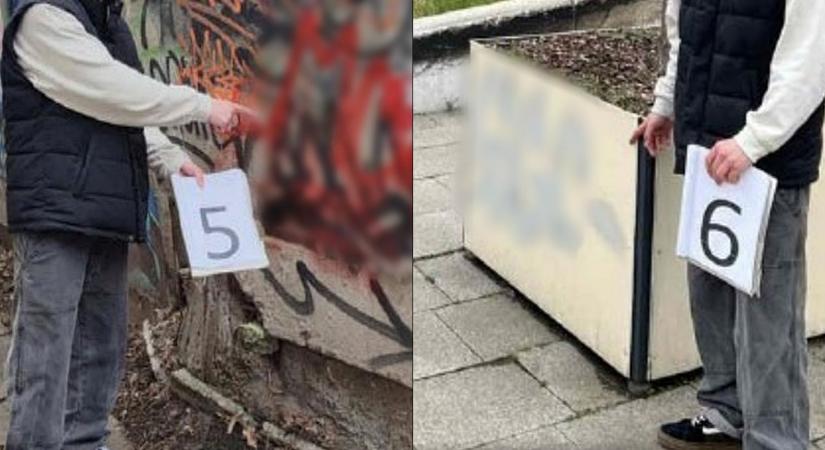 Megúszhatja a fogházat a 18 éves fiú, aki szanaszét fújta graffitikkel Debrecent