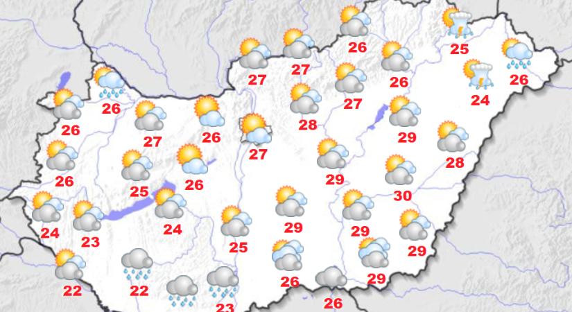 Érkezhet az enyhülő csapadék