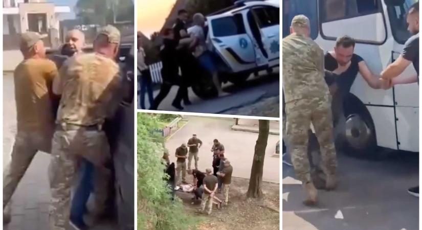 Ukrajna utcáin brutális embervadászat zajlik sorozás címén