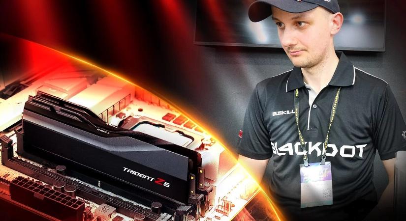 A G.Skill DDR5 memóriájával lassacskán a 13 GHz-es határt ostromolják