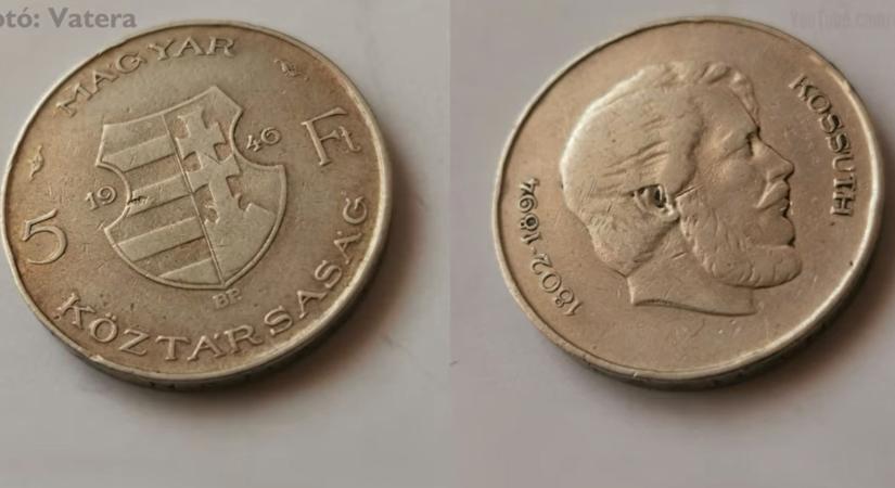 Ez az 5 forintos érme negyedmilliót ér, most érdemes megkeresni