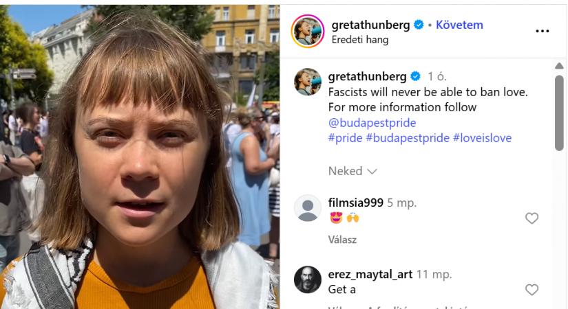 Valószínűleg nem indul eljárás Greta Thunberggel szemben a Pride miatt