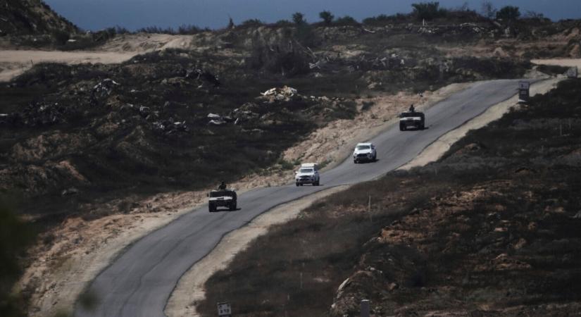 Izrael új katonai folyosót alakít ki a Gázai övezet déli részén