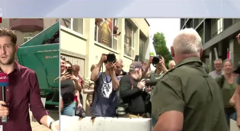 Brüsszel agrárpolitikai terve ellen tüntetnek a gazdák  videó